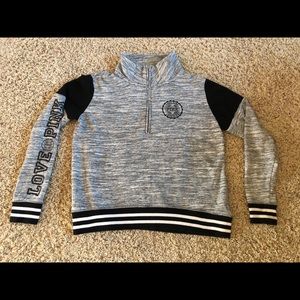 PINK Victoria Secret half zip sweatshirt
